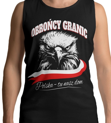 TANK TOP PATRIOTYCZNI POLSKA TU NASZ DOM